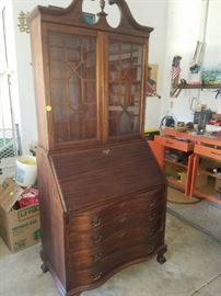 This is an outstanding Antique Curio Secretary...looks good in the photo and it is even better in person. 