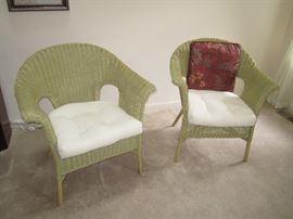Wicker chairs
