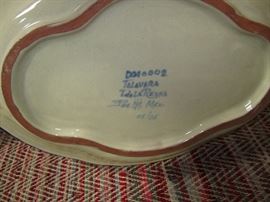 Signed pottery