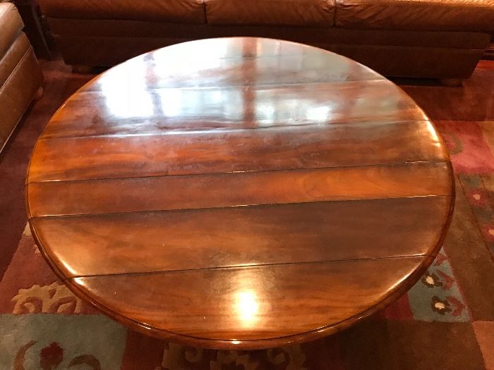 Solid walnut coffee table Theodore Alexander ?