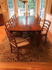 Huge solid wood table