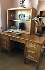 Vintage Desk and Separate Hutch