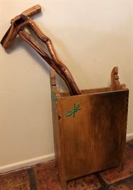 Hand Carved Walking Sticks