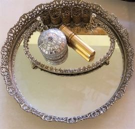 Vintage Perfume and Make-up Trays