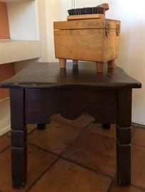 Vintage Side Table and Shoe Kit