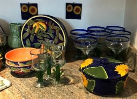 Asst Glassware, Pottery, etc.
