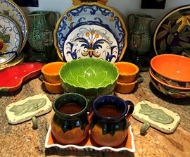 Asst Glassware, Pottery, etc.