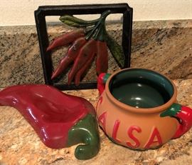 Asst Glassware, Pottery, etc.