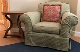 Ethan Allen End Table, Arm Chair