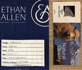 Ethan Allen Area Rug "Hampshire Court"