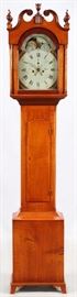 PETER GIFFT PENNSYLVANIA CURLY MAPLE & CHERRY TALL CASE CLOCK, C. 1800-1815, H 93 1/2", W 17", D 10 1/2"
Lot # 1001 