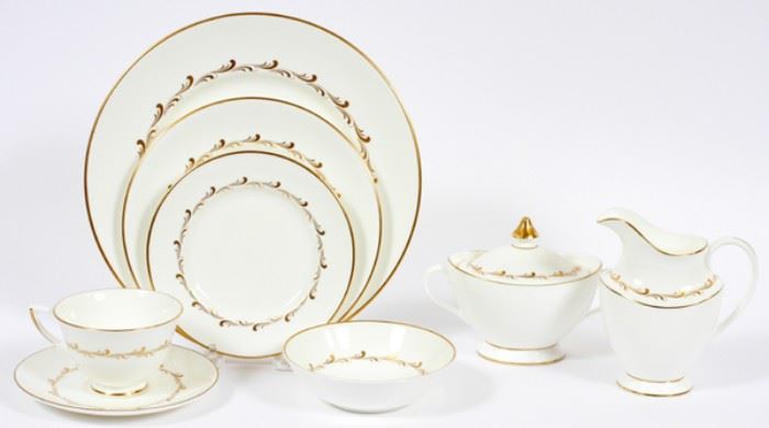 ROYAL DOULTON "RONDO" PORCELAIN DINNER SERVICE, FIFTY-THREE PIECES
Lot # 1070 