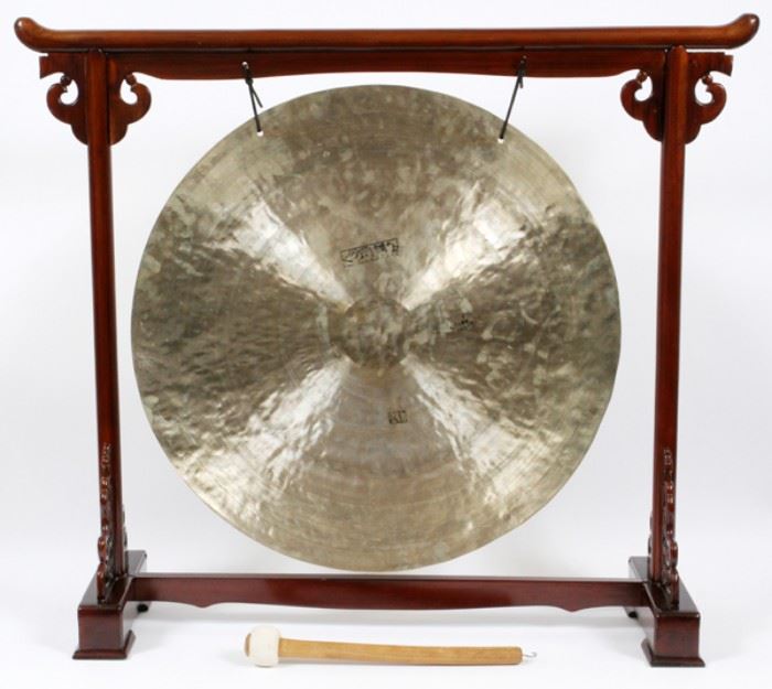 CHINESE BRASS GONG DIA 27"
Lot # 1190 
