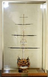 USS CONSTITUTION SHIP'S MODEL, CROSS SECTION, 1986, H 31", W 19", D 9 1/2"
Lot # 0146 