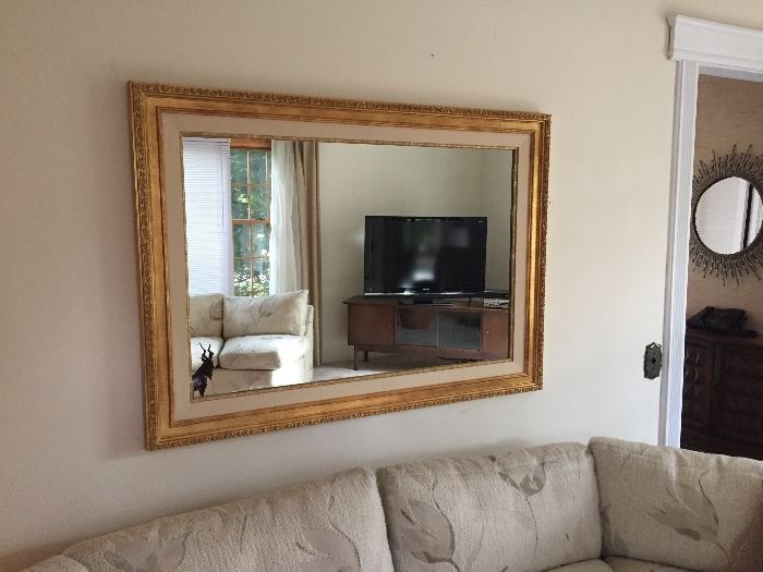 Mirror - gold framed