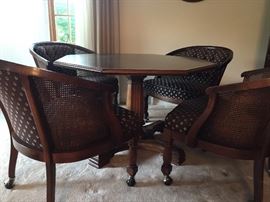 Game table with 4 chairs