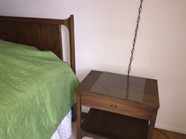 Mid-century nightstand - (2 available) - Brasilia (Broyhill)