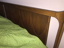 Mid-Century king headboard - matches dresser and tall chest/armoire - Brasilia (Broyhill)