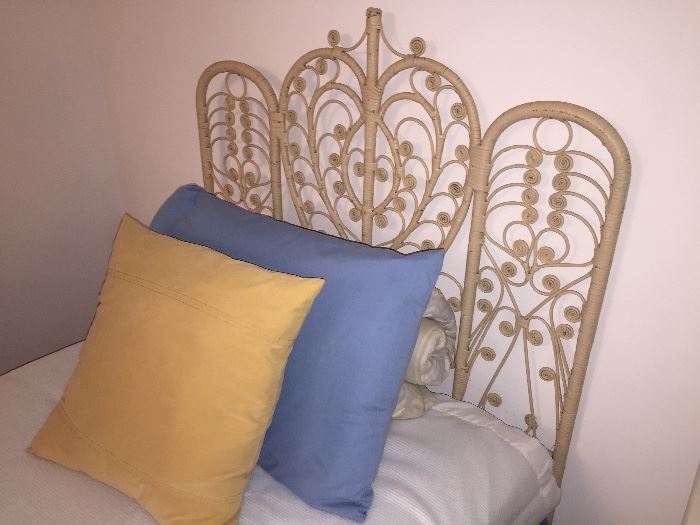 Twin headboard and mattress set - matched set of 2 available