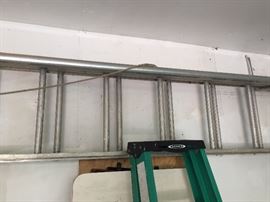 2-story extension ladder, 1-story ladder too