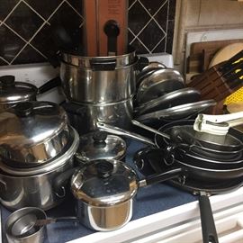 Revere Ware Pots and pans