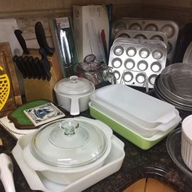 Vintage pyrex and more