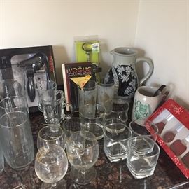 Barware and glassware