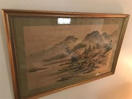 antique Japanese silk