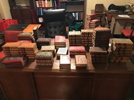 Loads of beautiful antique books, many sets in excellent condition, some limited and numbered!