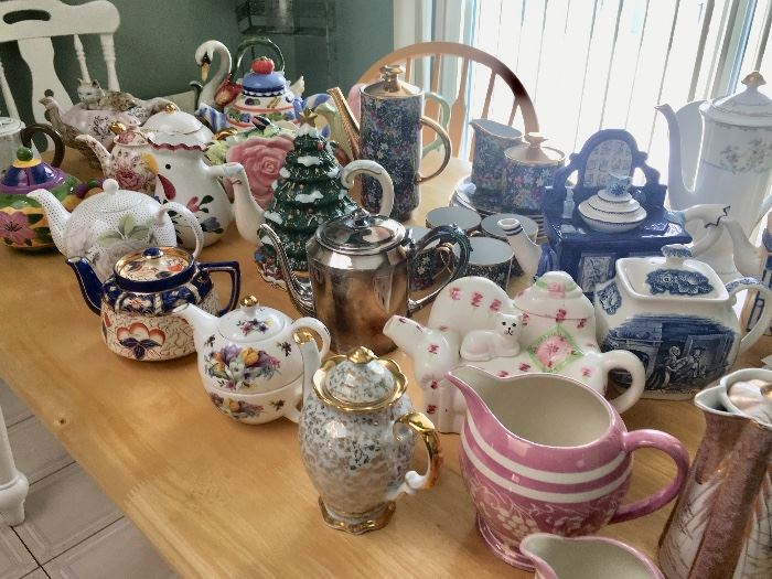 Tea pot collection 