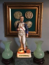 Napoleon Figure; French Glass