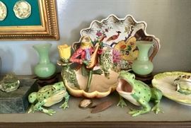 Part of a Collection of Frogs having Fun