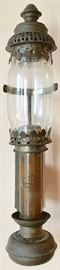 Antique Oil Lamp (one of pair) H.M. Admiralty Service