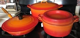 Le Creuset, including rare Slow Cooker