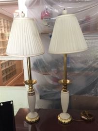 2 Lenox lamps