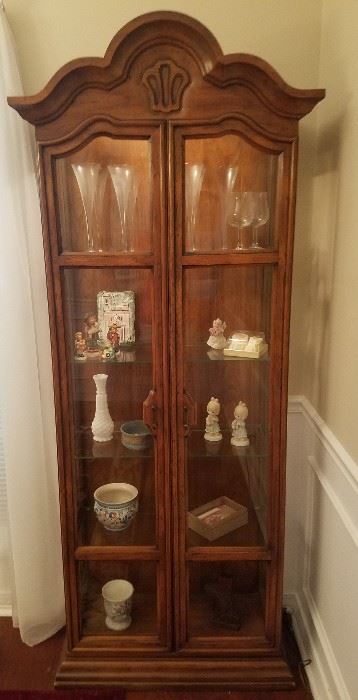 Drexel "Talavera" vintage curio cabinet-2 available