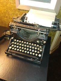 antique typewriter