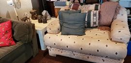 sofa end table chair and a half