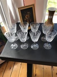 Claire pattern by Waterford - also rocks glasses and sherry glasses