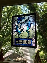 Hanging stained glass