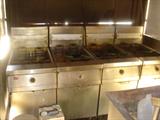 4 Deep Fryers in Catering Trailer