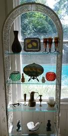 Wicker & Glass Shelf