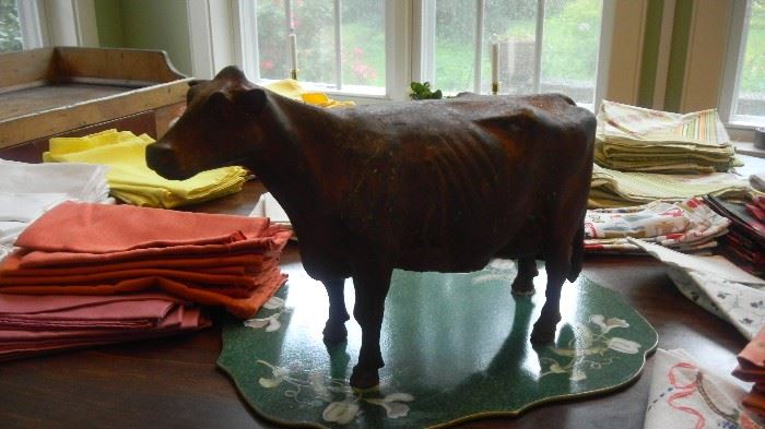 heavy metal decorative cow