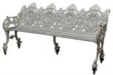 ANTIQUE CAST IRON BENCHES