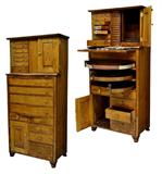 AMERICAN OAK DENTAL CABINET