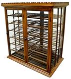 ANTIQUE STORE RIBBON CABINET