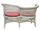 WICKER TETE-A-TETE SOFA