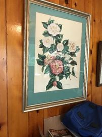  Some great framed art and Vintage cool posters 