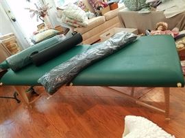 Portable massage table