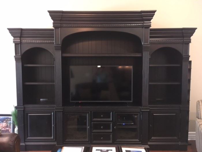 Beautiful Black entertainment Cabinet (T.V. not included) 
